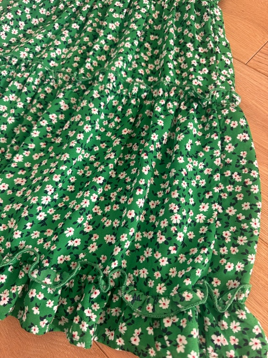 Sienna Sky Green Floral Smocked Sundress Small - Picture 2 of 5